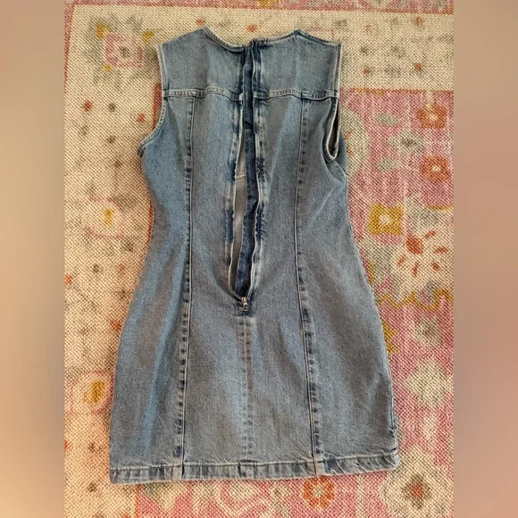 Zara Denim Mini Dress - Picture 4 of 5